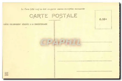 Pau - Castillo de Henri IV - Salón Florentino - Tapiz "El Mercado" — Fototipia Lagache Frères, Toulouse — Reverso