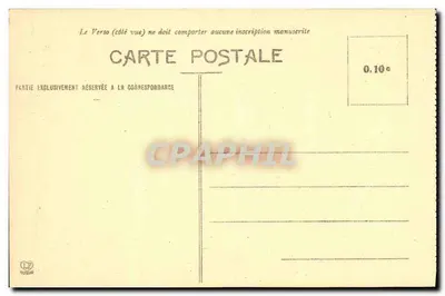 Pau — Zamek Henryka IV — Dziedziniec Honorowy — Fototypia Labouché Frères, Toulouse — Rewers