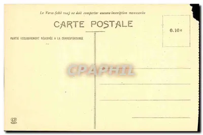 Pau - Castelo de Henrique IV - Salão de Espera — Phototypie Labouché Frères, Toulouse — Verso