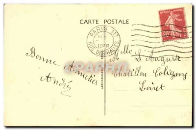 PARIS — Wieża Eiffla i Pole Marsa — A.C. — Rewers
