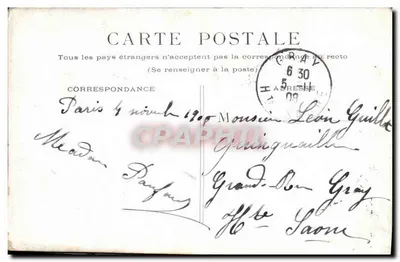 A Torre Eiffel — Paris — editor desconhecido, número de série não visível — Verso