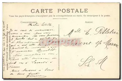 Paryż — Widok panoramiczny z Arc de Triomphe — n°87 — Rewers