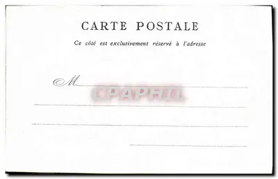 Palácio de Justiça — Paris — Editado pelo BON MARCHE — Paris — Verso