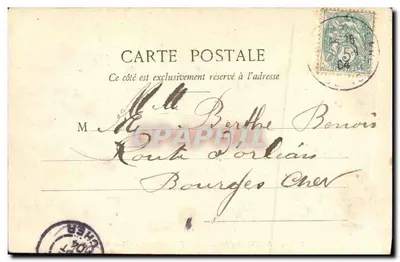 Parijs — Het Tuilerieën Park en de Rue de Rivoli — anoniem uitgever, n° 250 — Achterkant