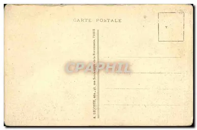 Cartolina d'epoca Parigi La Stazione del Nord e il Boulevard Denain — Verso