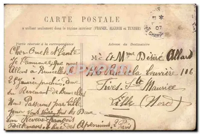 Pałac Orderu Honoru — Paryż — H. L. nr 106 — Rewers