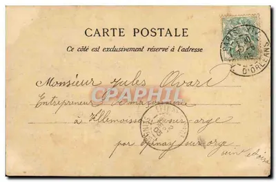 Paryż - Les Invalides - Grobowiec Napoleona I (z boku) — Hélio L. L. Deléy, Paryż, nr 418 — Rewers