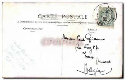 Paris - La Place de la Bastille et la Colonne de Juillet — édition non identifiée — Verso