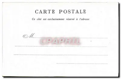 Palácio de Justiça — Paris — Editado pelo Bon Marché — Paris — Verso