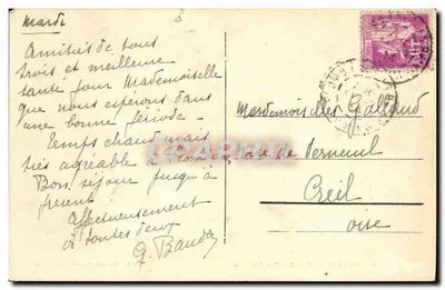 Plombières-les-Bains — Rue Stanislas — Ed. Duroch, Agence de Location — Verso