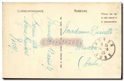 Okolice GÉRARDMER — Skoczek z Cuves — ND — Rewers