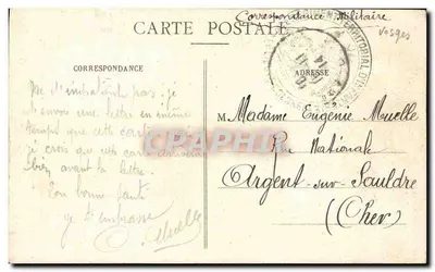 Bilhete postal antigo Gerardmer La Schlucht L Alsacienne e a Lorraine no poste fronteiriço — Verso