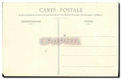 Gérardmer — De val van de Cuves via de grote wateren — E. Lecomte, boekhandelaar, Gérardmer (Deposé) N. 3429 — Achterkant
