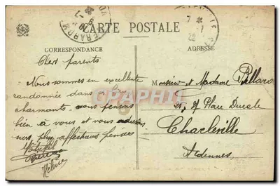 Gérardmer (Vosges) — Skok z Cuves — Ad. Weick, Saint-Dié - nr 3429 — Rewers