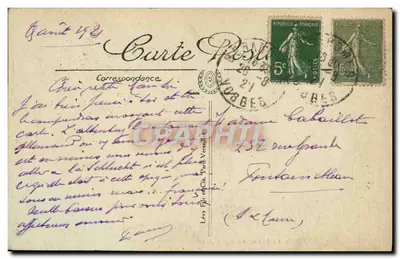 Gérardmer — Widok na dolinę Munster z Hohneck — Selecta, nr 221 — Rewers