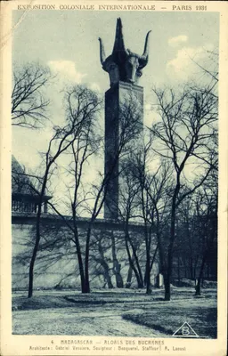 Madagascar — ALOALS DES BUCRANES — Exposition Coloniale Internationale — Paris 1931 — Éditeur : Braun & Cie