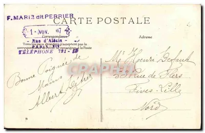 Paryż — Święty Germain w Auxerrois — C.E.D. wydawca — Rewers