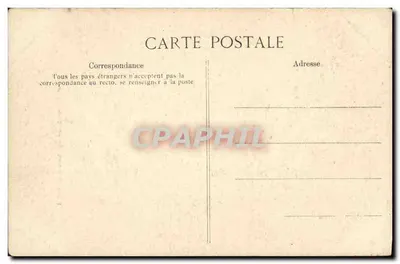 Vue van het Triomfboog — Parijs — uitgever J. Fournel, 4, rue des Bonnes-Voies — Achterkant