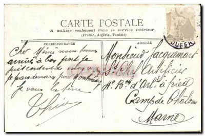 Paryż - Teatr Vaudeville i B. D. C. Italiens — wydawca nieznany, numer serii nie widoczny — Rewers