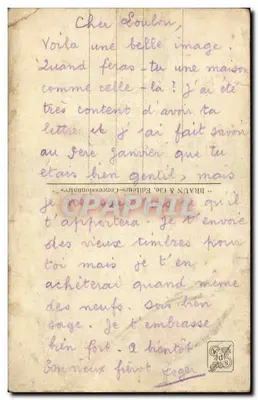 Angkor-Vat, la nuit — reproduction du temple illuminé à l'Exposition Coloniale Internationale de Paris 1931 — éditeur Blanche Porches, n° 2236 — Rewers
