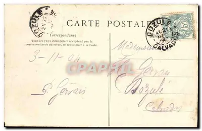PARIS — Avenue de l'Opéra — C. L. C. — Verso