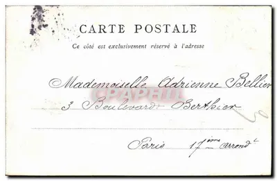 Notre-Dame — Editado pelo Bon Marché — Paris — Verso