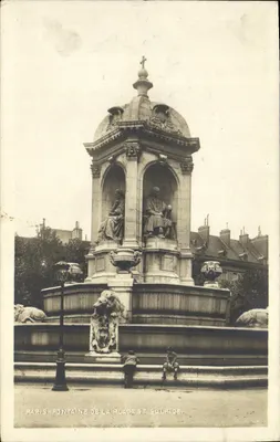 Paris - Fontaine da Place Saint-Sulpice — editor não visível, número de série não visível