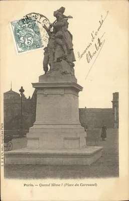 Paris — Quand Même ! (Place du Carrousel) — L. J. & Cie édit. Angoulême-Paris