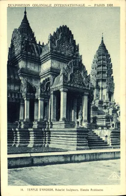 Temple d'Angkor — Wystawa Kolonialna Międzynarodowa — Paryż 1931