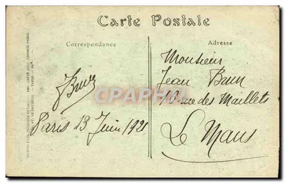 Paryż — Bulwar Italiy, widok z rogu Drouot — ND Phot. — Rewers