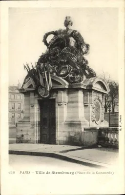 Praça da Concórdia — Monumento da Federação — B.F., Paris, n°128