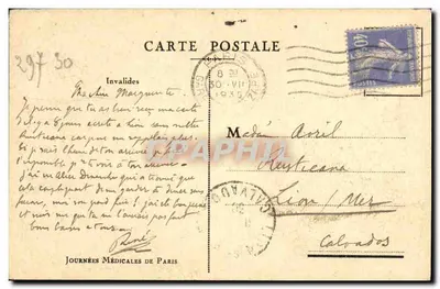 St. Elisabethkirche in Paris — Paris Medizin-Tage — Verlag nicht sichtbar — Rückseite