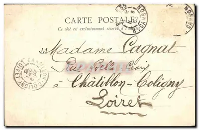 Pałac Sztuk Pięknych — Paryż — B. F., Paryż, nr 134 — Rewers