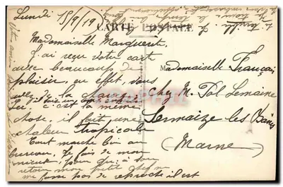 Paris — Bois de Boulogne — Le Moulin de Longchamp — éditeur L'Abeille, n°46 — Verso