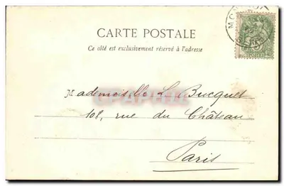 पेरिस - विधि कॉलेज - पैन्थेओन स्क्वेयर — बी. बोर्गो — पीछे