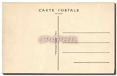 Si-Ouen-l'Aumône — Resti dell'abbazia di Maubuisson fondata da Blanche di Castiglia — Fototipia 'l'Auelite', Parigi — Verso