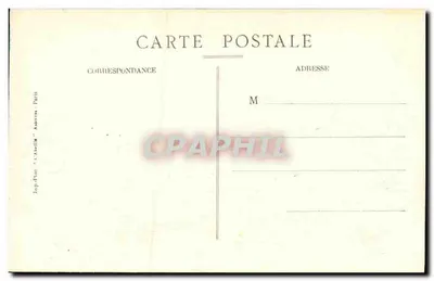 Saint-Germain-en-Laye — O Castelo (século XVI) — Fachada Sudoeste e Praça Maurice-Berleaux — L'Abrille - Asnières — Verso