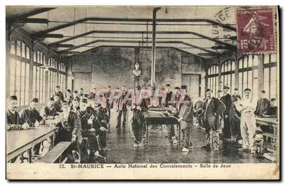 St-Maurice — Asilo Nacional dos Convalescentes — Sala de Jogos