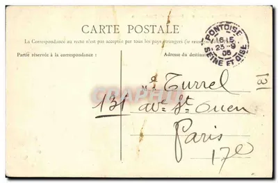 Saint-Ouen-l'Aumône — Ponceau de Maubuisson — Editore non identificato, numero di serie non visibile — Verso