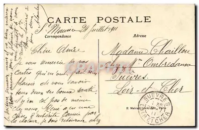 St-Maurice — O Canal — E.M. — n°627 — Verso