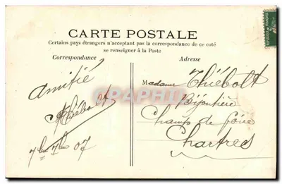 St-Remy les Chevreuse — O Lago do Castelo de Vaugien — n°12 — Verso