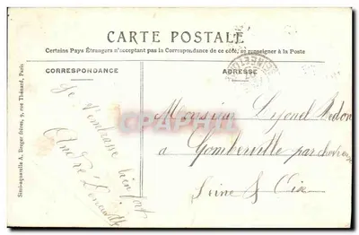 Saint-Rémy — Route naar Courcelles. Kasteel Beauplan — Mme Godin, uitg. — Achterkant