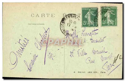 Saint-Rémy-les-Chevreuse — Os Rochos acima do vilarejo — E. M. — Verso