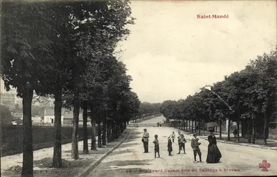 Saint-Mandé — Boulavard Carnot visto do Passage à Niveau — G. F. Leuym, n°44