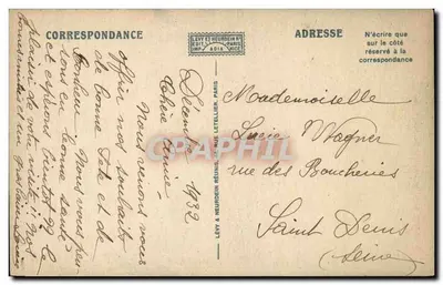 Abdij van Saint-Denis — De Basiliek — ND. — Uitgever Levy & Neurdein, n°2 — Achterkant