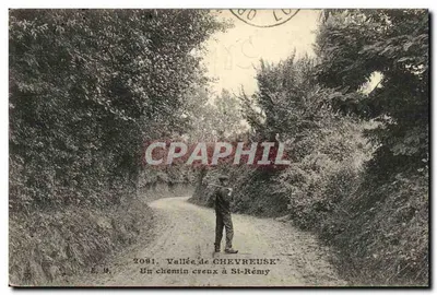 Vale da Chevreuse — Um caminho de fundo em St-Rémy — E. Maicult, fot. edit. Paris, n° 2091
