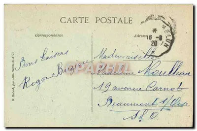 Floresta de Sénart — Cruzeiro da Falsanderie — M. Hulard, fot. addt. Terras (S.&O.) — Verso