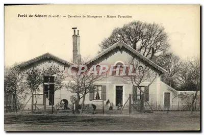 Floresta de Sénart (S.-et-O.) — Cruzeiro de Montgeron — Casa Florestal