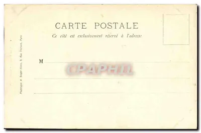 Saint-Denis - Portail prawy — Phototypie A Bruger, Paryż — Rewers