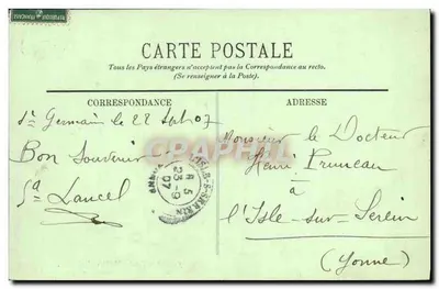Saint-Germain-en-Laye — A Floresta. A Lagoa das Canas — LL. — Verso